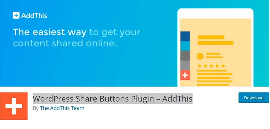 WordPress-Share-Buttons-Plugin AddThis